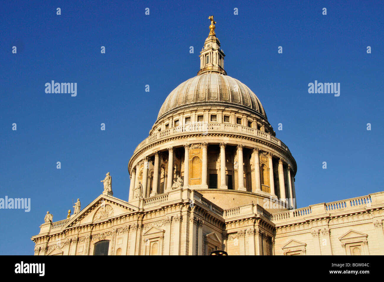 Dome of St. Paul's Cathedral, London, England, United Kingdom, Europe Stock Photo