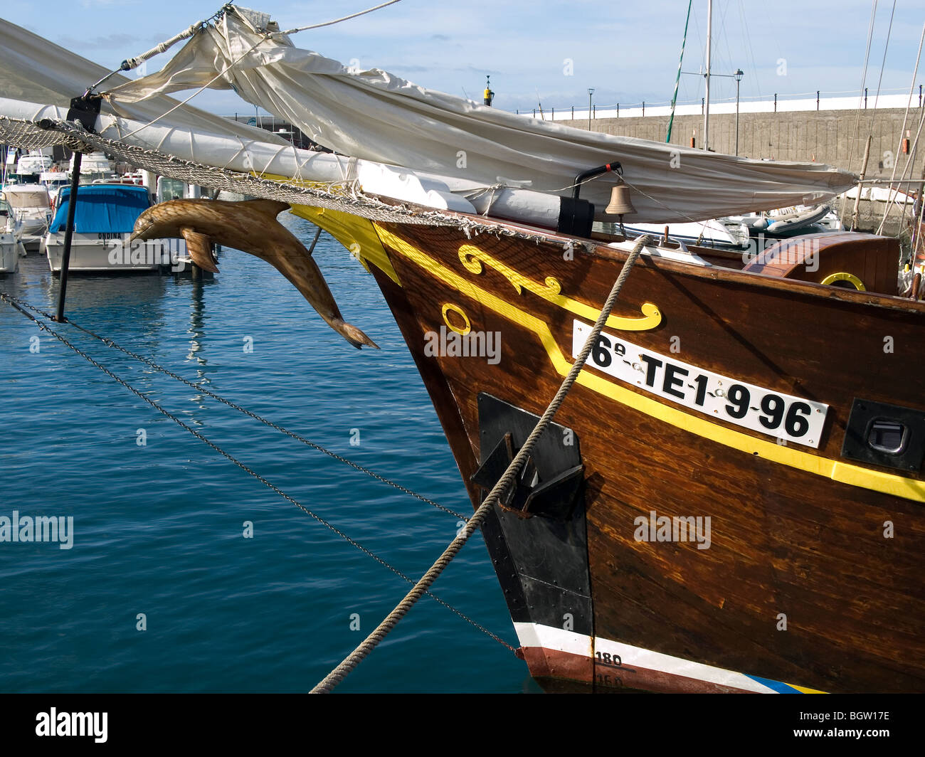 Dolphin ship bow hi-res stock photography and images - Alamy