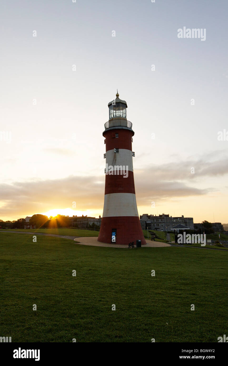 Smeaton's Tower, The Hoe, Plymouth Stock Photo - Alamy
