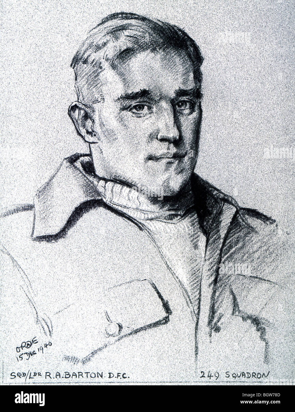 ROBERT BARTON Canadian RAF officer, born 1916, who fought in the Battle