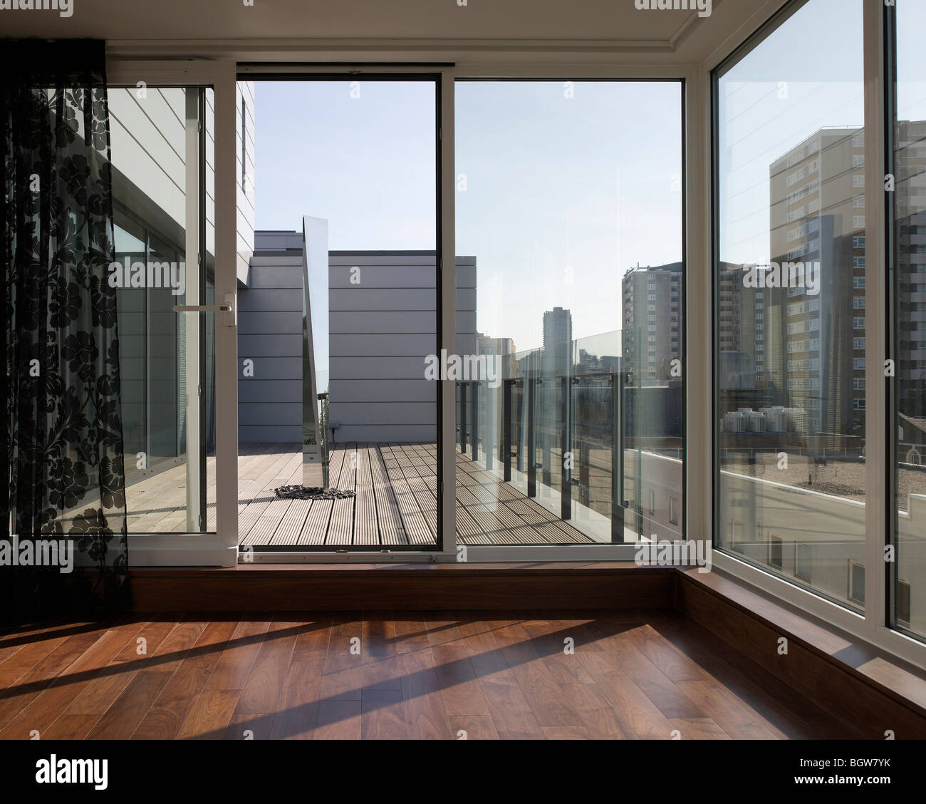 angel waterside flats penthouse terrace view Stock Photo Alamy