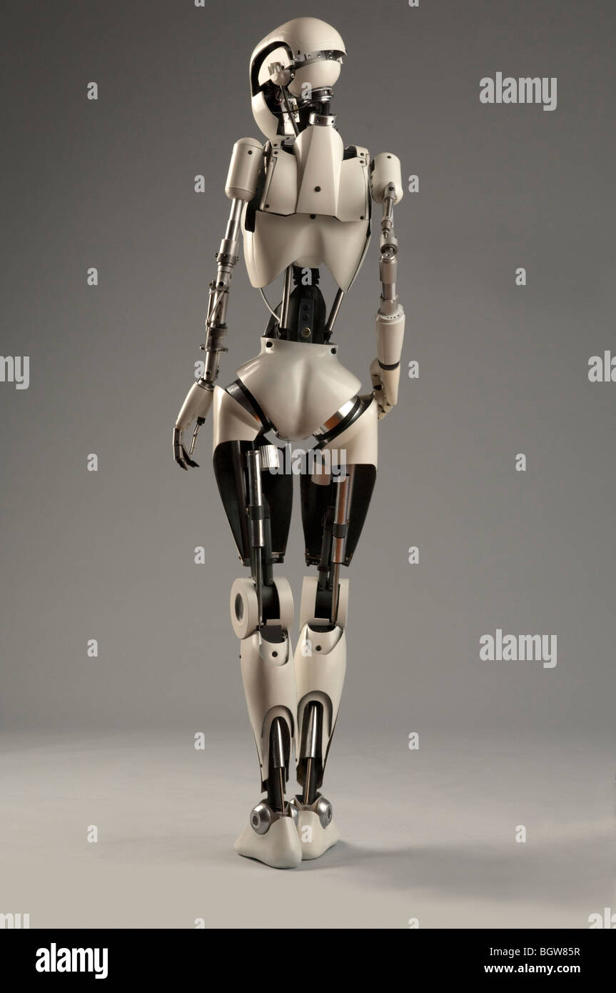 Android robot automaton female hi res stock photography and images