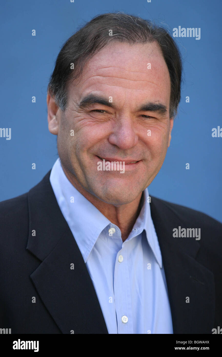 Oliver Stone, American film director of 'Platoon' and 'Born on the Fourth of July' . Edinburgh International Film Festival 2003 Stock Photo
