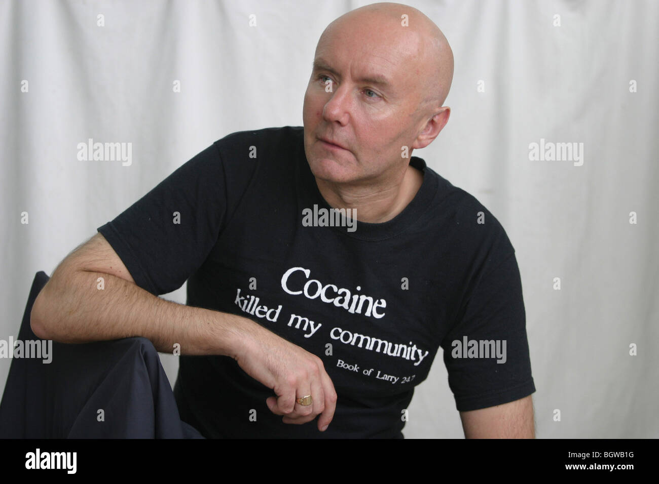 Irvine Welsh, author of ', 'Porn', 'Trainspotting', Filth', 'Glue', at