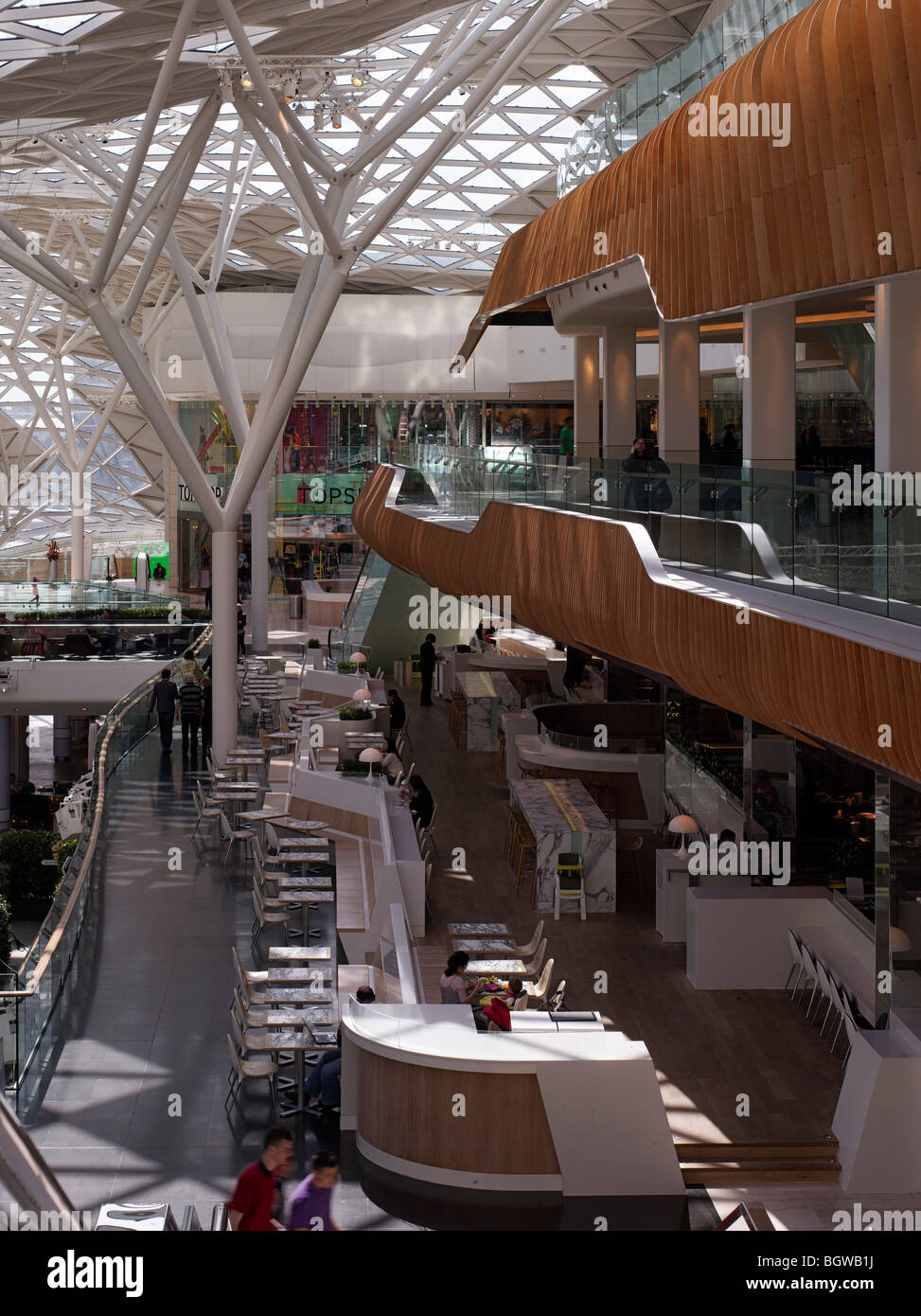 westfield london shopping mall food court eat gallery with atrium