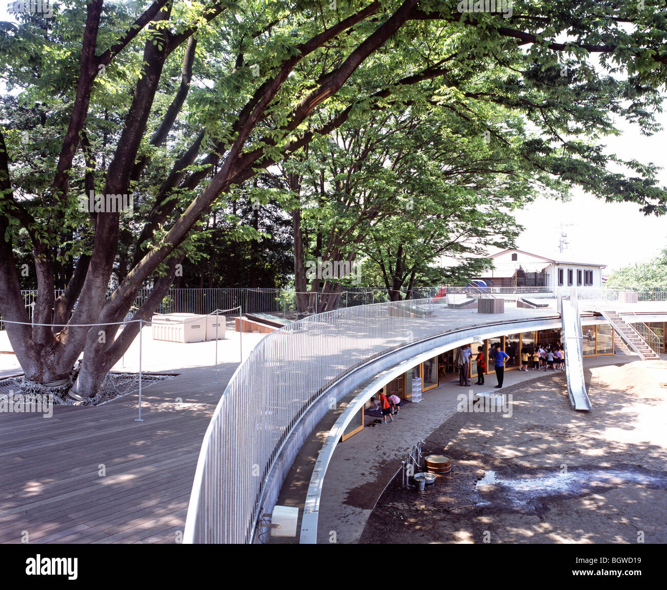 FUJI KINDERGARTEN, TOKYO, JAPAN, TEZUKA ARCHITECTS Stock Photo - Alamy