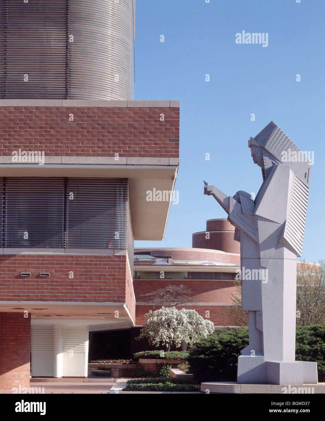 JOHNSON WAX ADMIN AND RESEARCH TOWER, RACINE, UNITED STATES, FRANK LLOYD WRIGHT Stock Photo