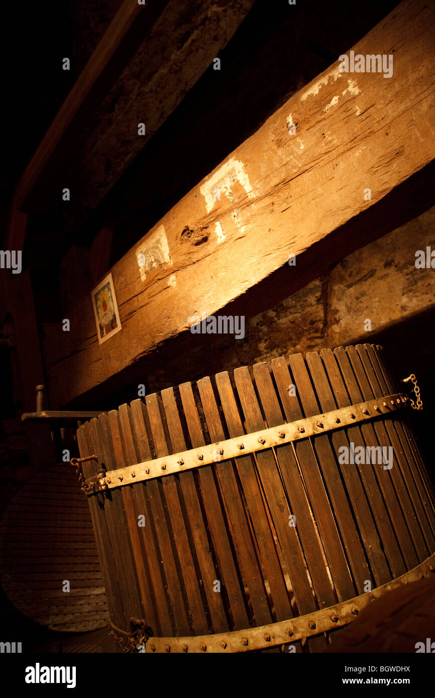wine press house Stock Photo Alamy