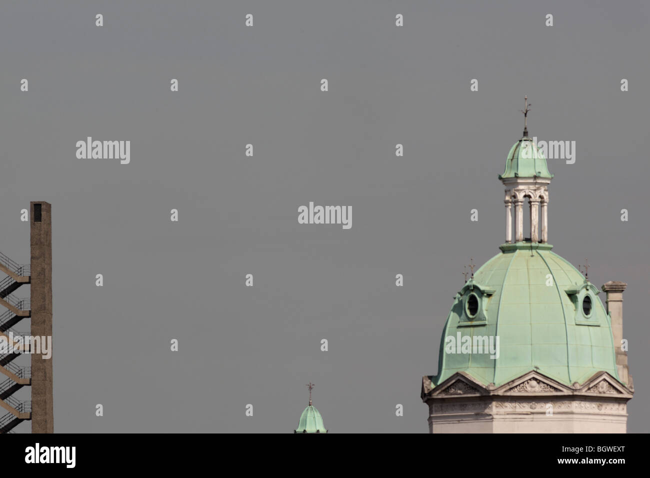 staircase barbican ymca corner tower 1860s smithfield meat market