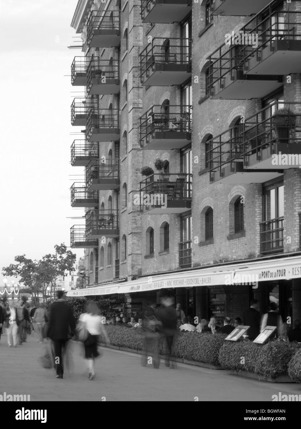 BUTLERS WHARF, LONDON, UNITED KINGDOM, ARCHITECT UNKNOWN Stock Photo