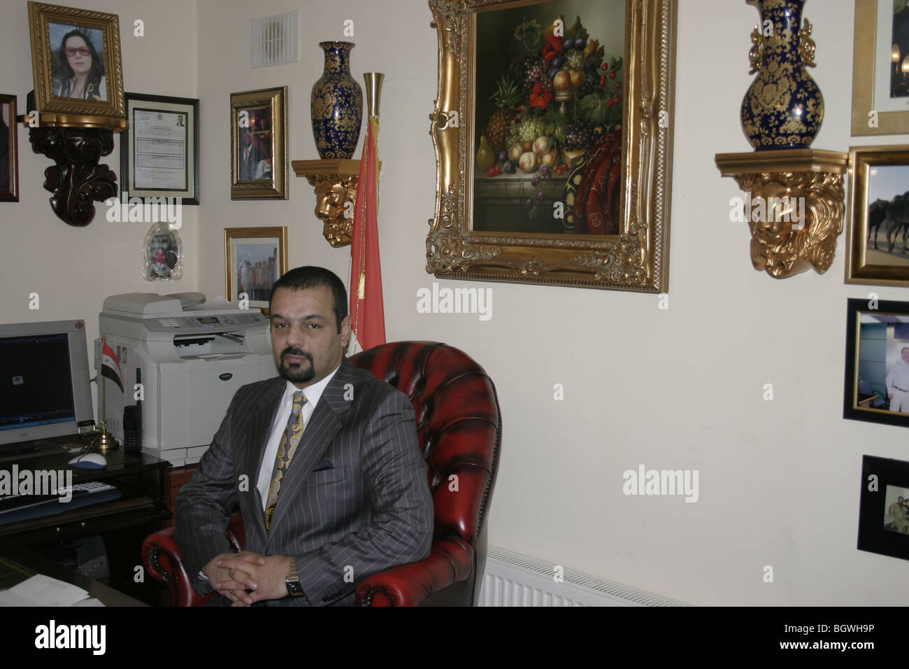 Latif Yahia, a former Iraqi officer, said to have been the body double of Saddam  Hussein's eldest son Uday Hussein, Daingean, Co. Offaly, Ireland Stock  Photo - Alamy