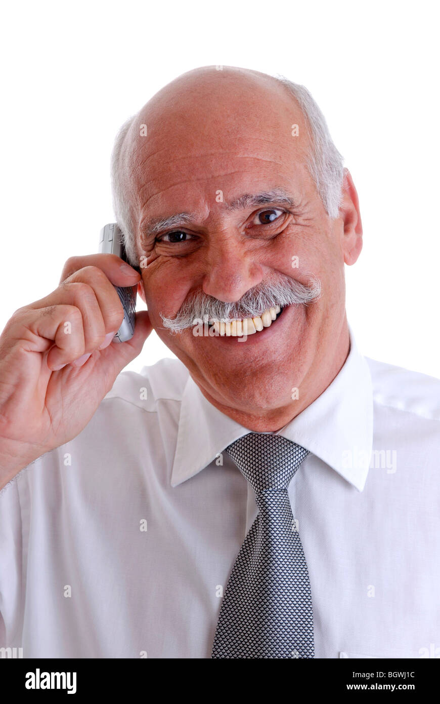 Successful telephone conversation Stock Photo - Alamy