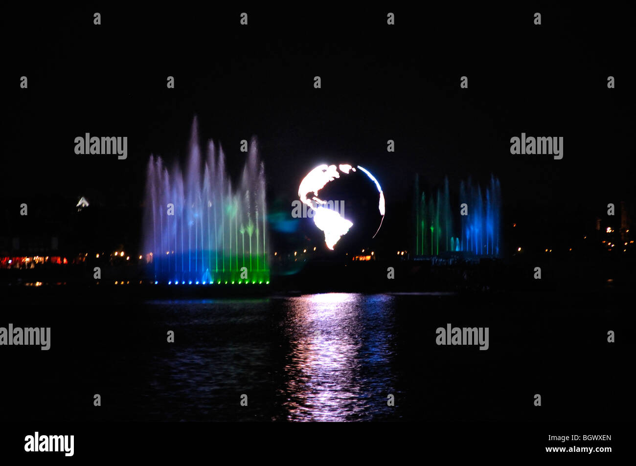Reflections of Earth Light show at Epcot Center, Disneyworld, Orlando
