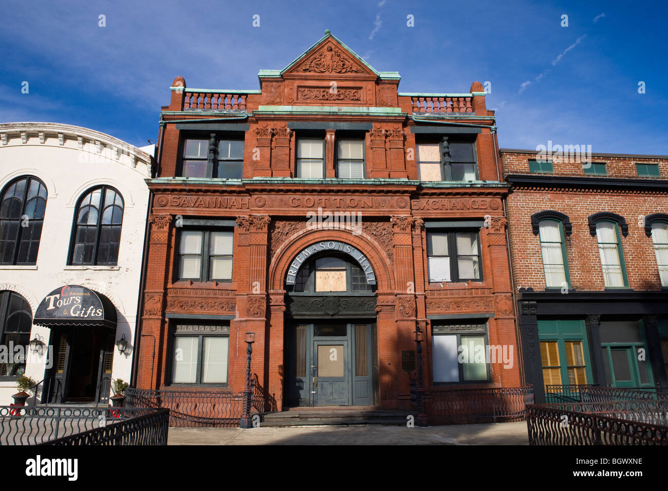 Savannah Cotton Exchange building and Freemason's Hall, Savannah