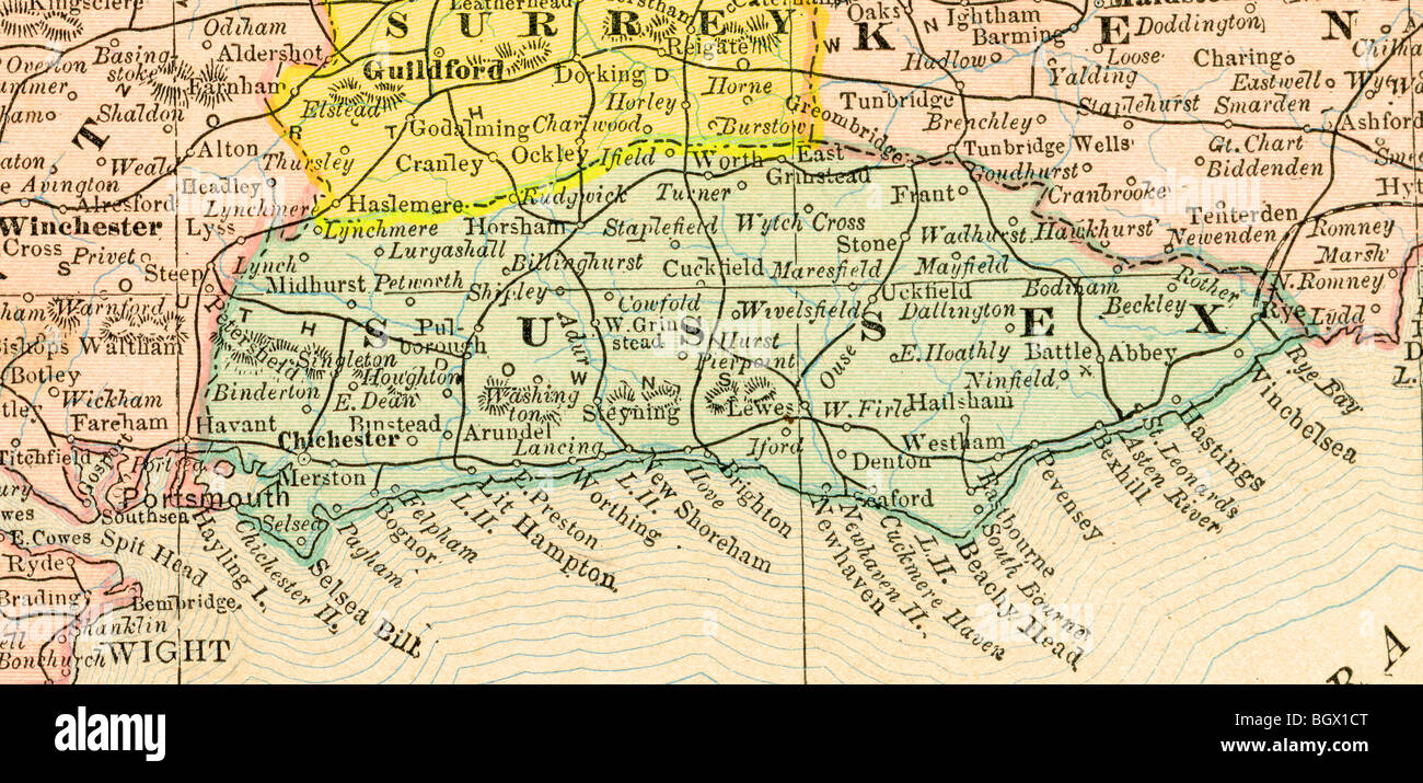 Sussex County Map