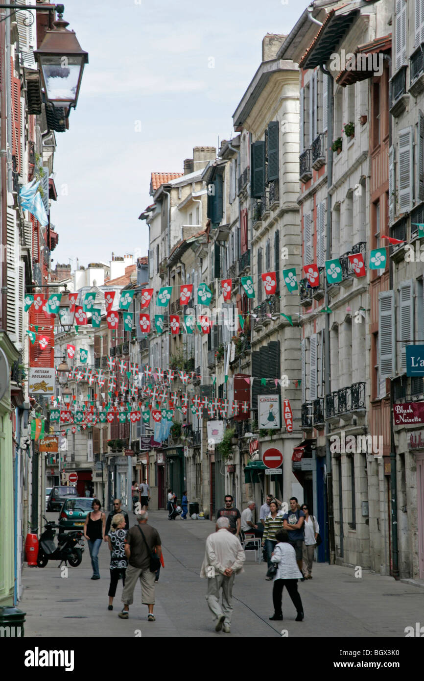 Commercial passage shops Bayonne Bordeaux Atlantic Coast Aquitaine France Stock Photo Alamy
