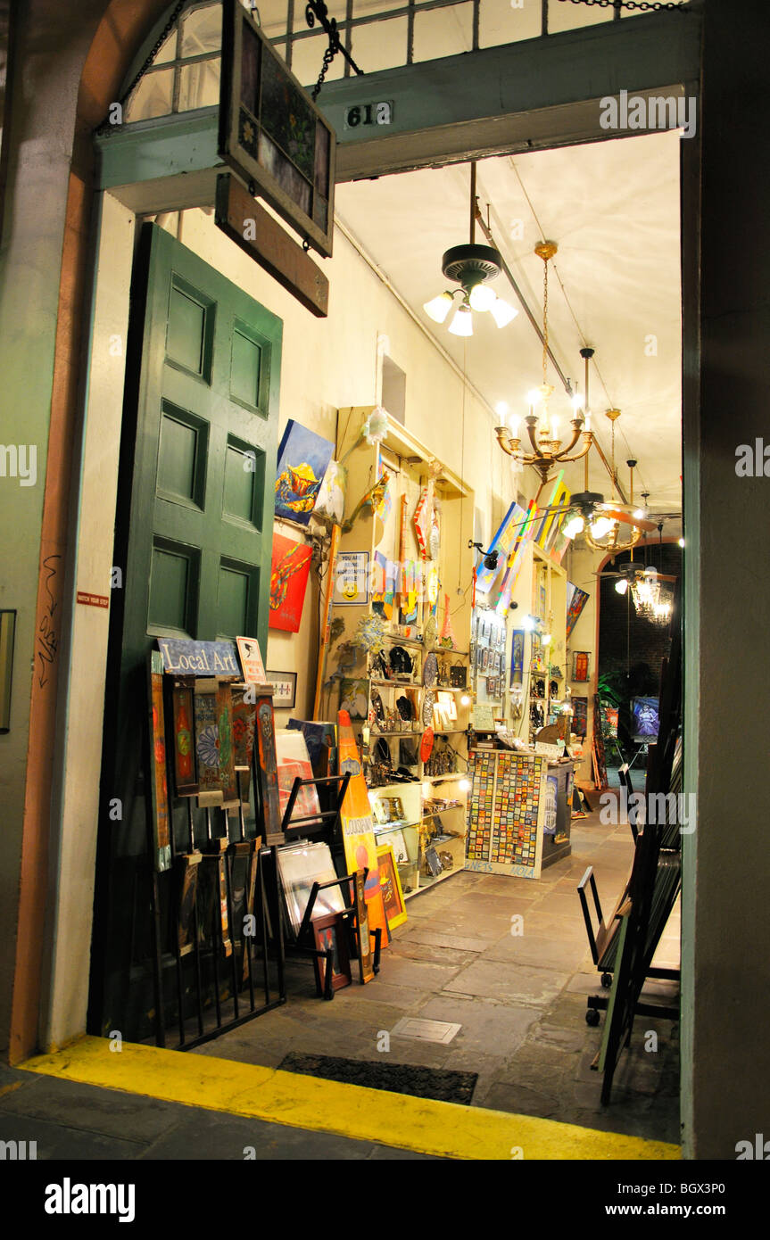 Souvenir Shop French Quarter New High Resolution Stock Photography and