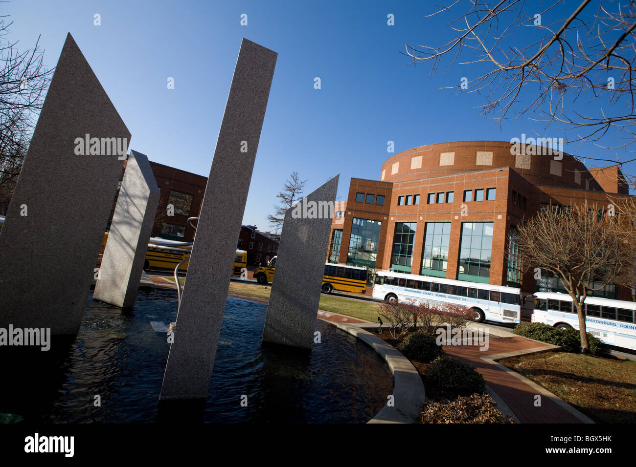 Peace Center for the Performing Arts, downtown Greenville, South Carolina Stock Photo