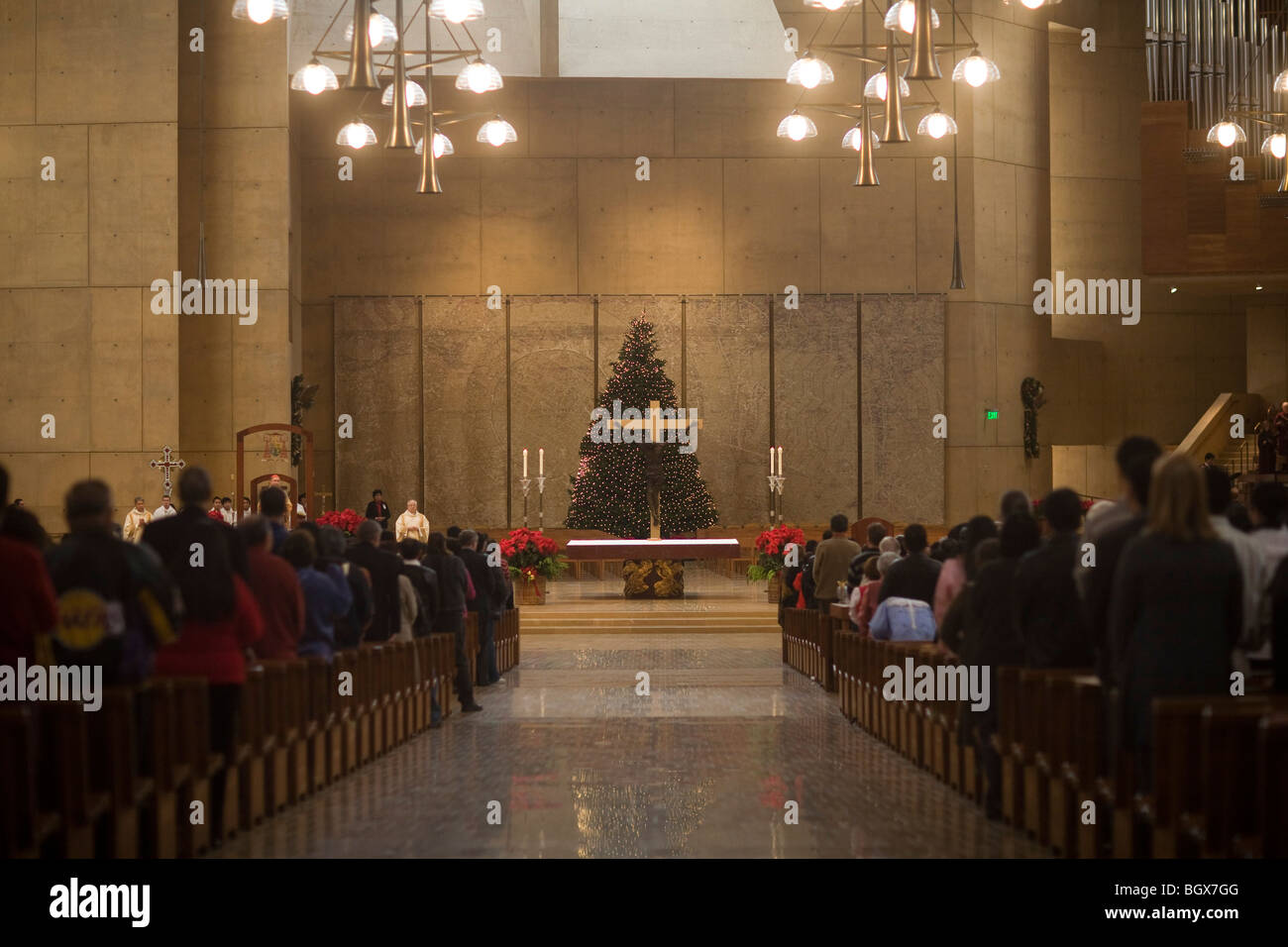 Cathedral of Our Lady of the Angels, Los Angeles, California, United States of America Stock Photo