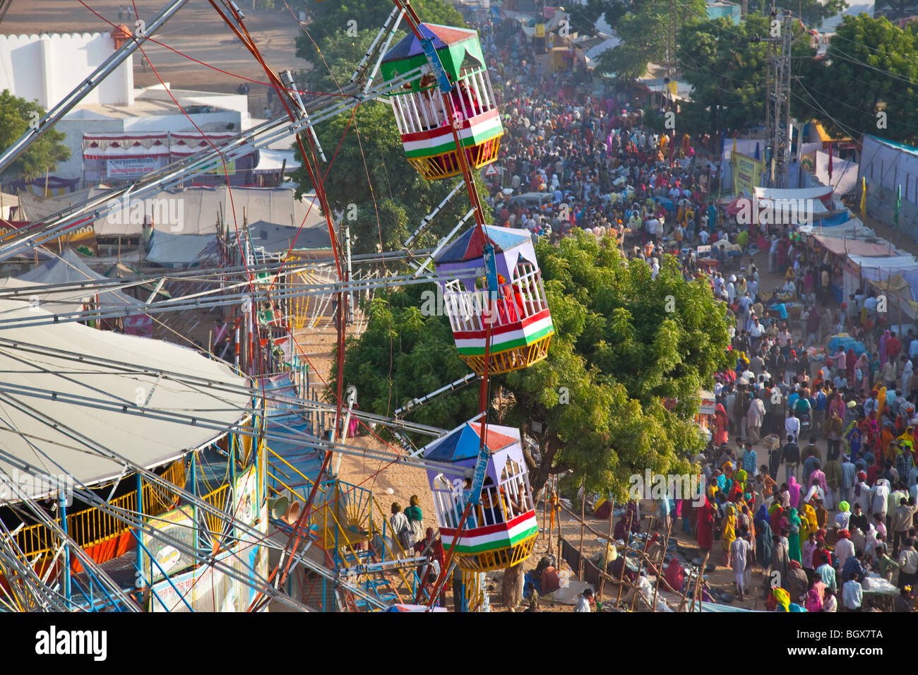 Camel Fair in Pushkar India Stock Photo
