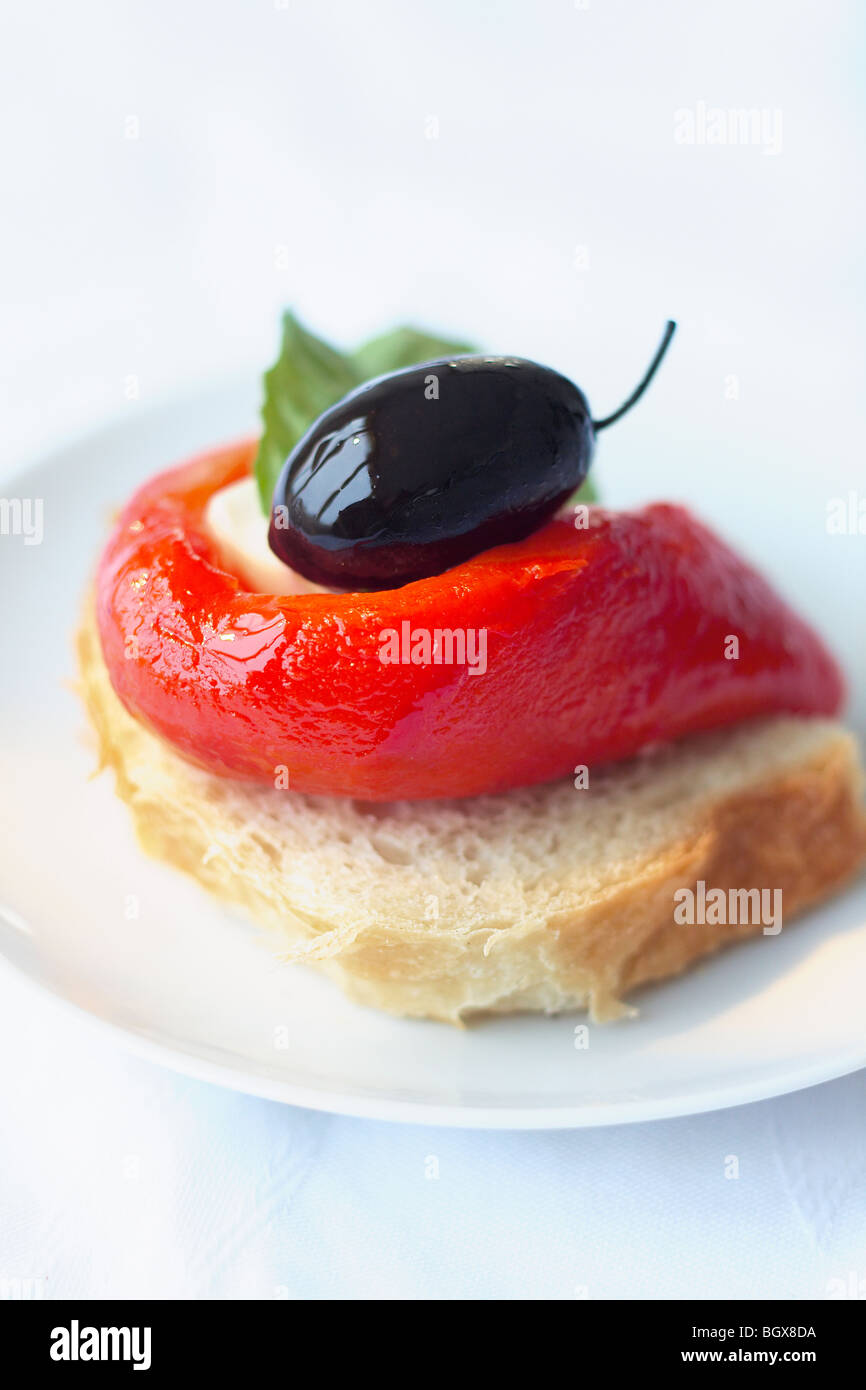 savory hors d'oeuvres Stock Photo Alamy