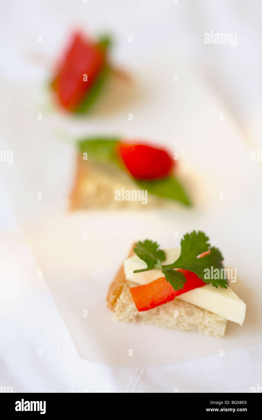 savory hors d'oeuvres Stock Photo Alamy