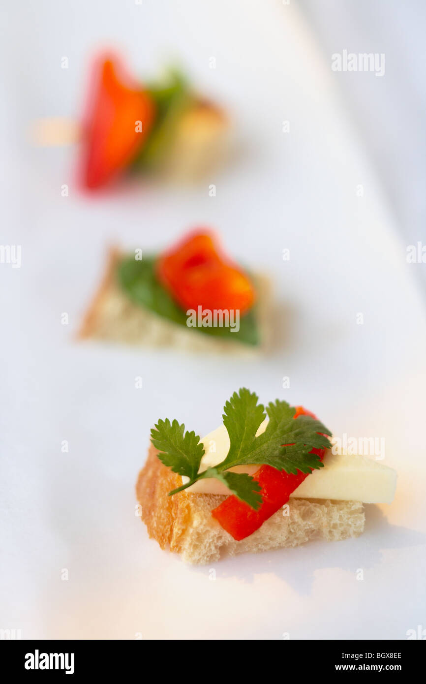 savory hors d'oeuvres Stock Photo Alamy