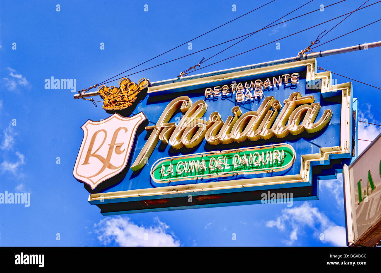 Famous Floridita bar made famous by Ernest Hemingway in Havana Cuba ...