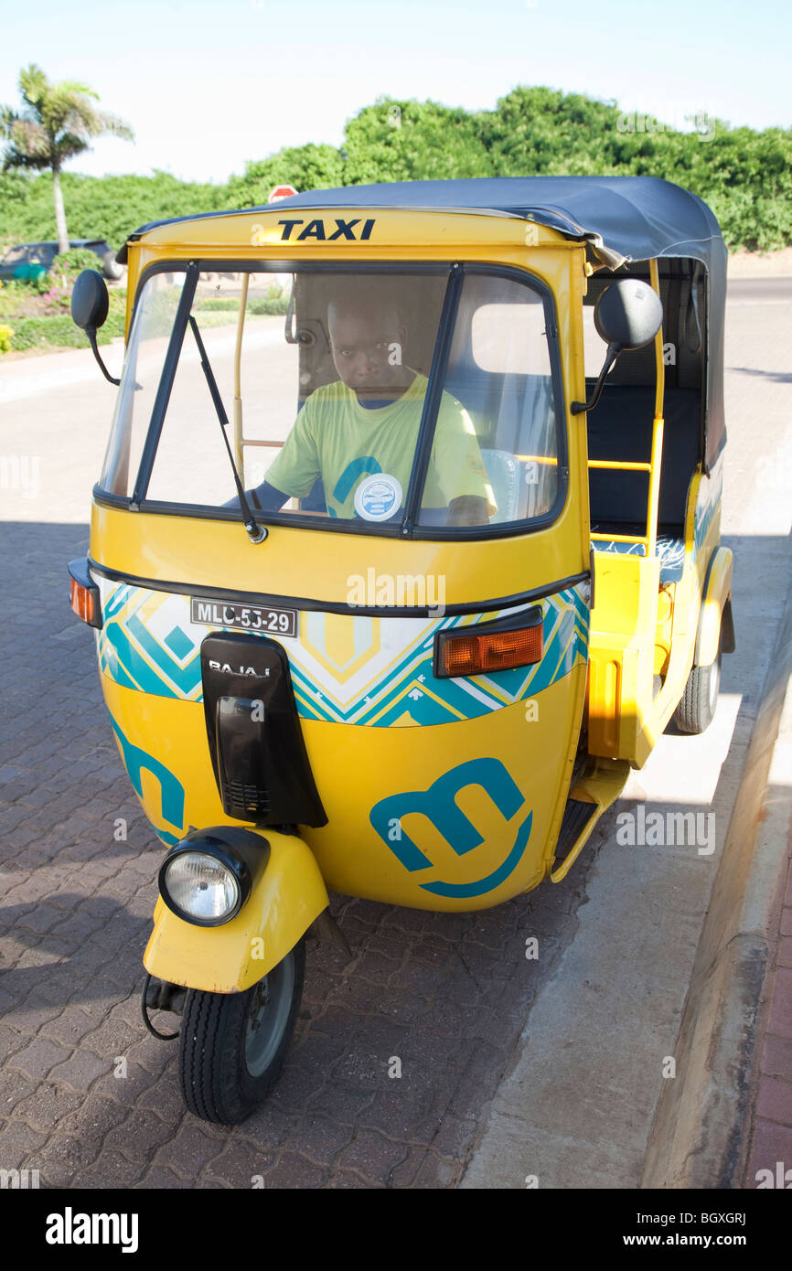 Mini taxi in Maputo, Mozambique, East Africa Stock Photo
