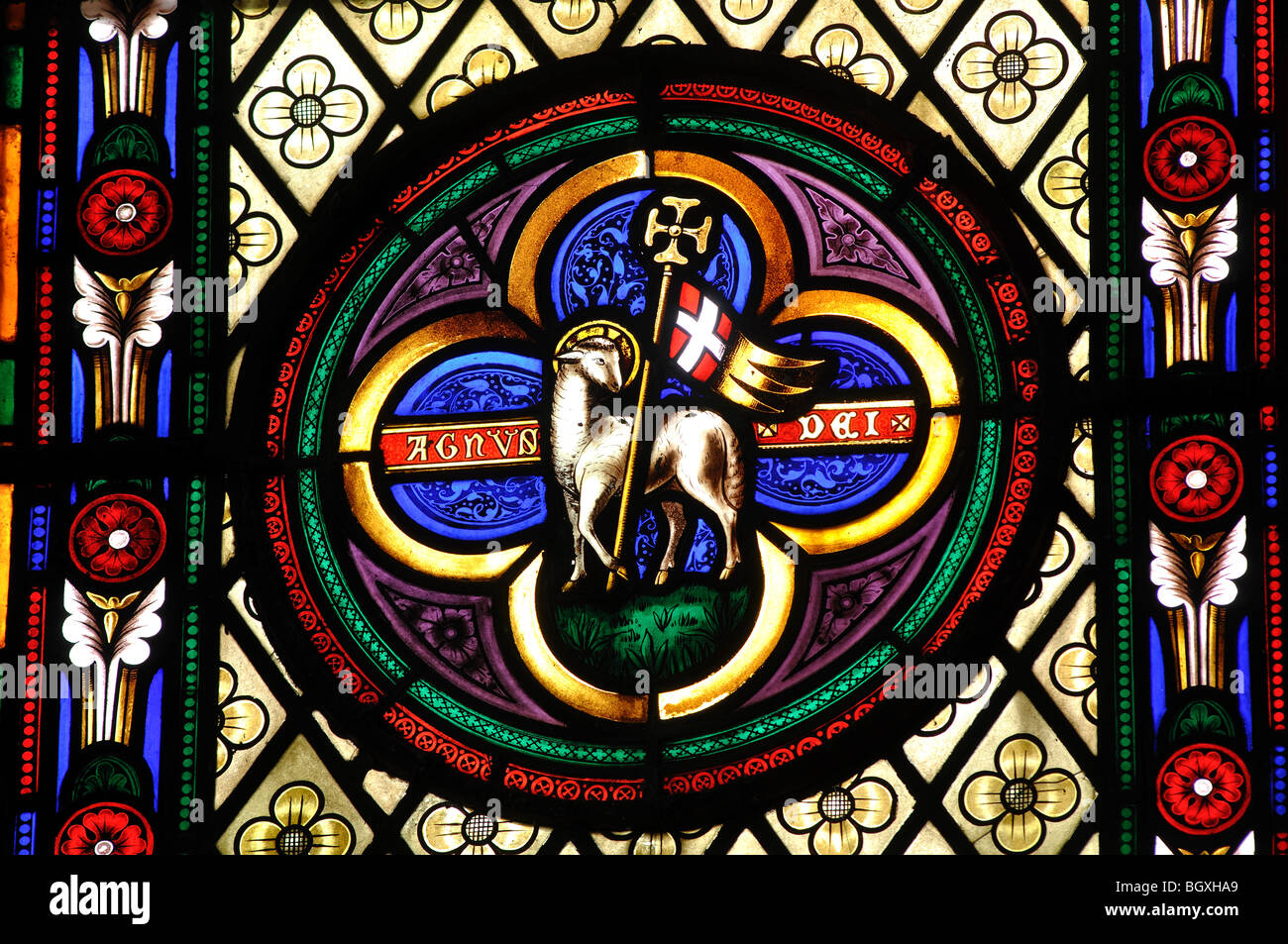 Agnus Dei Stained Glass