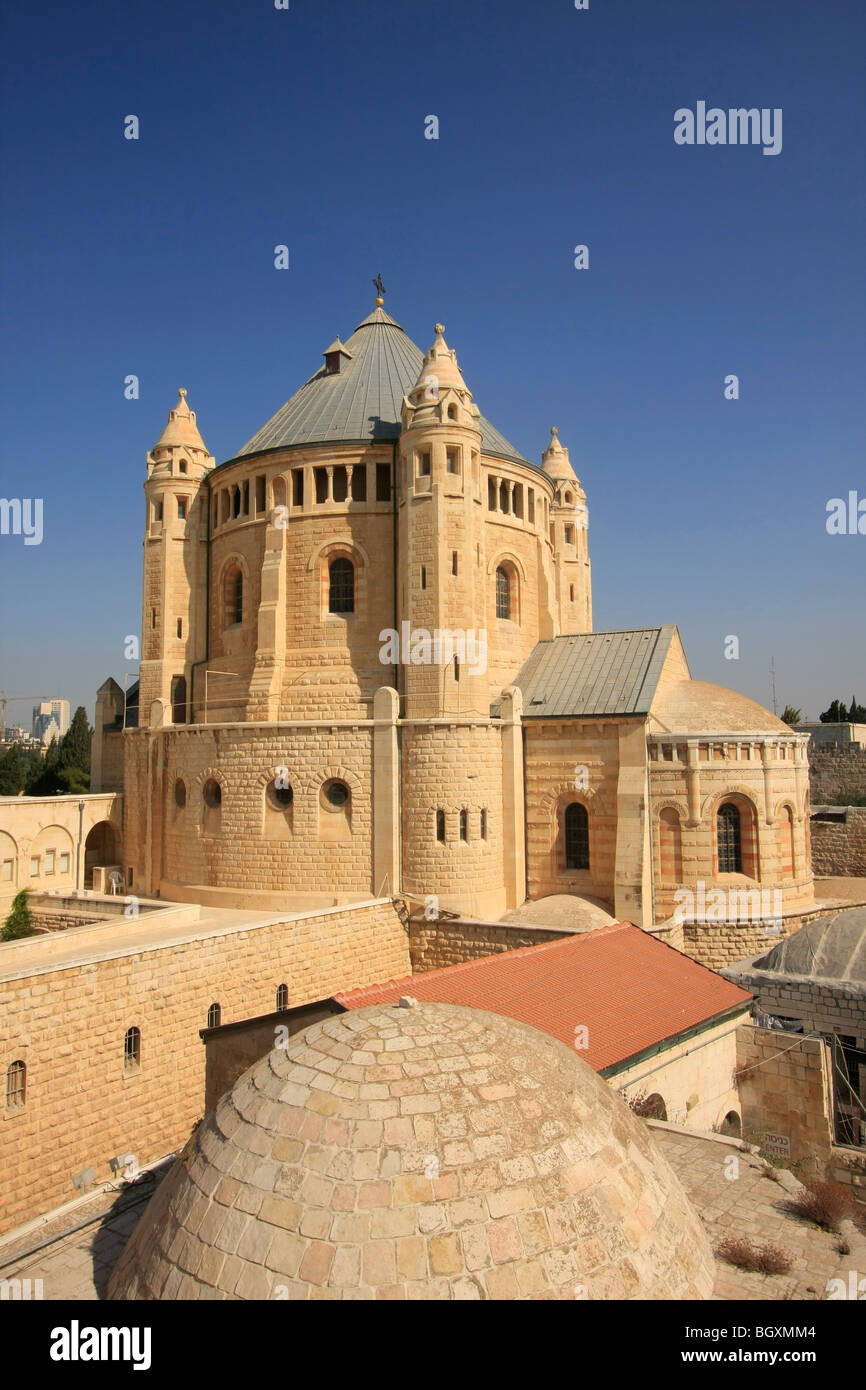 Israel, Jerusalem, the Dormition Church on Mount Zion Stock Photo