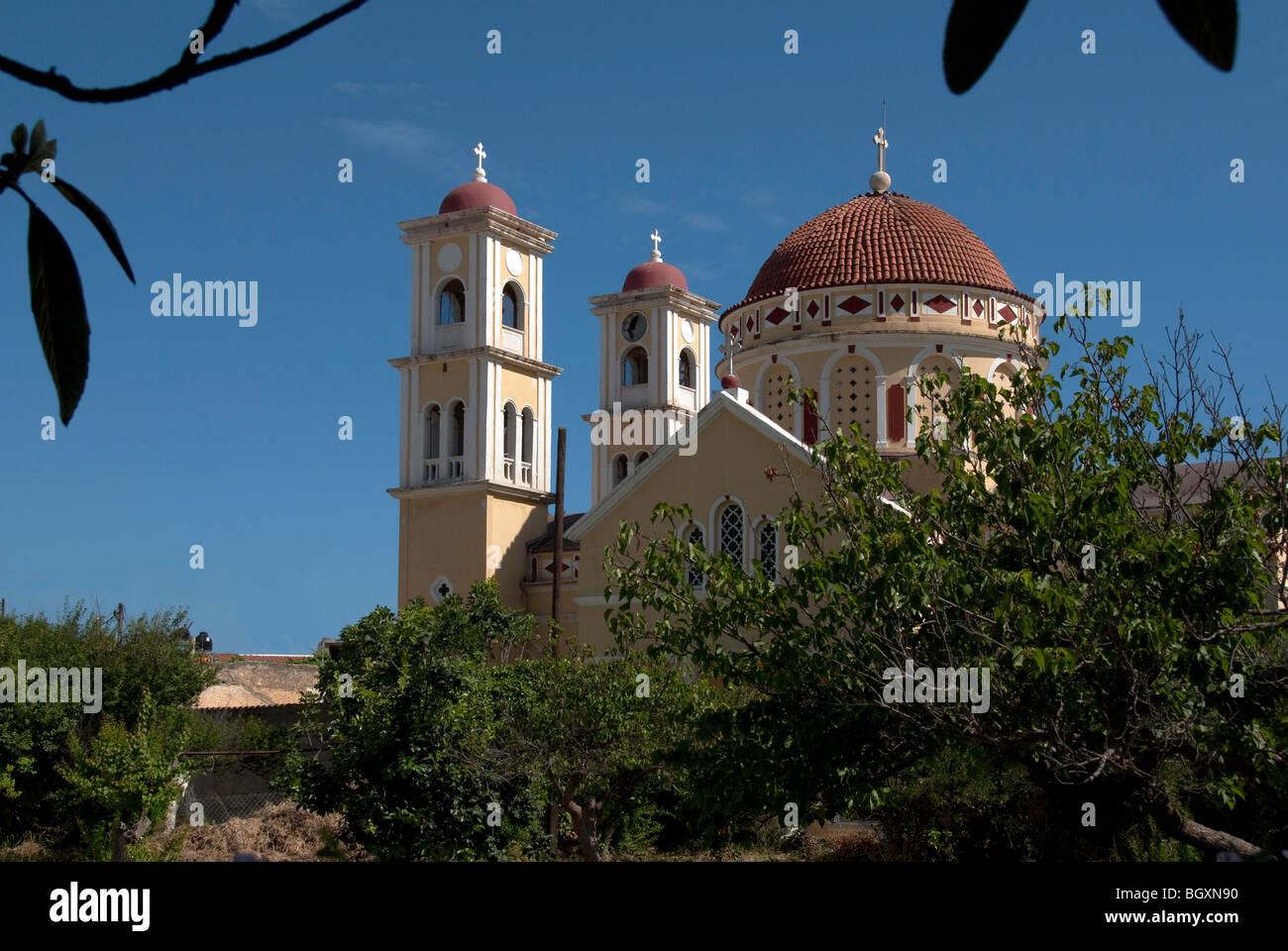 Greek Orthodox Church exterior Stock Photo