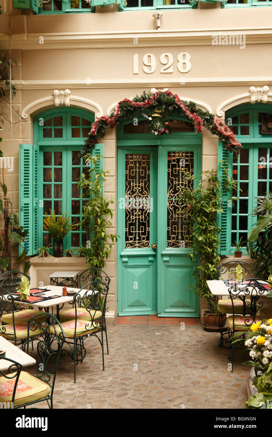 Green Tangerine restaurant Hanoi, Vietnam Stock Photo Alamy