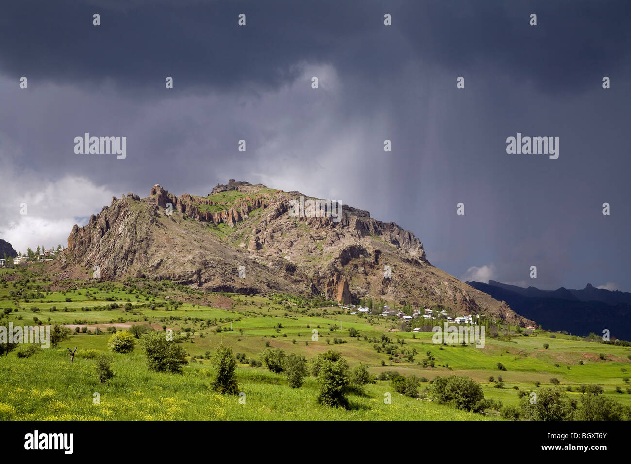 Scenic view of Kelkit Valley  Gumushane Turkey Stock Photo