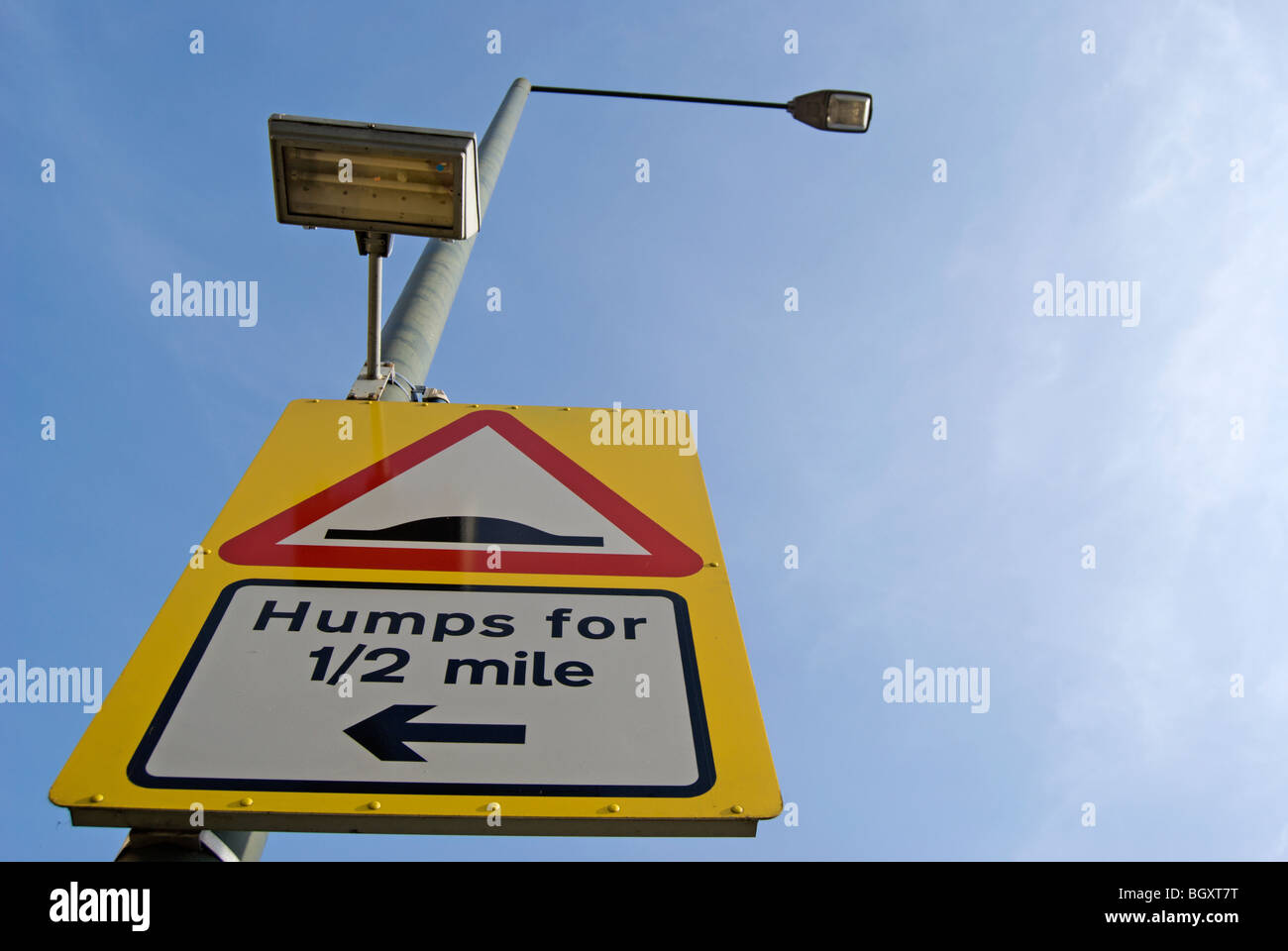 Humps road sign hires stock photography and images Alamy