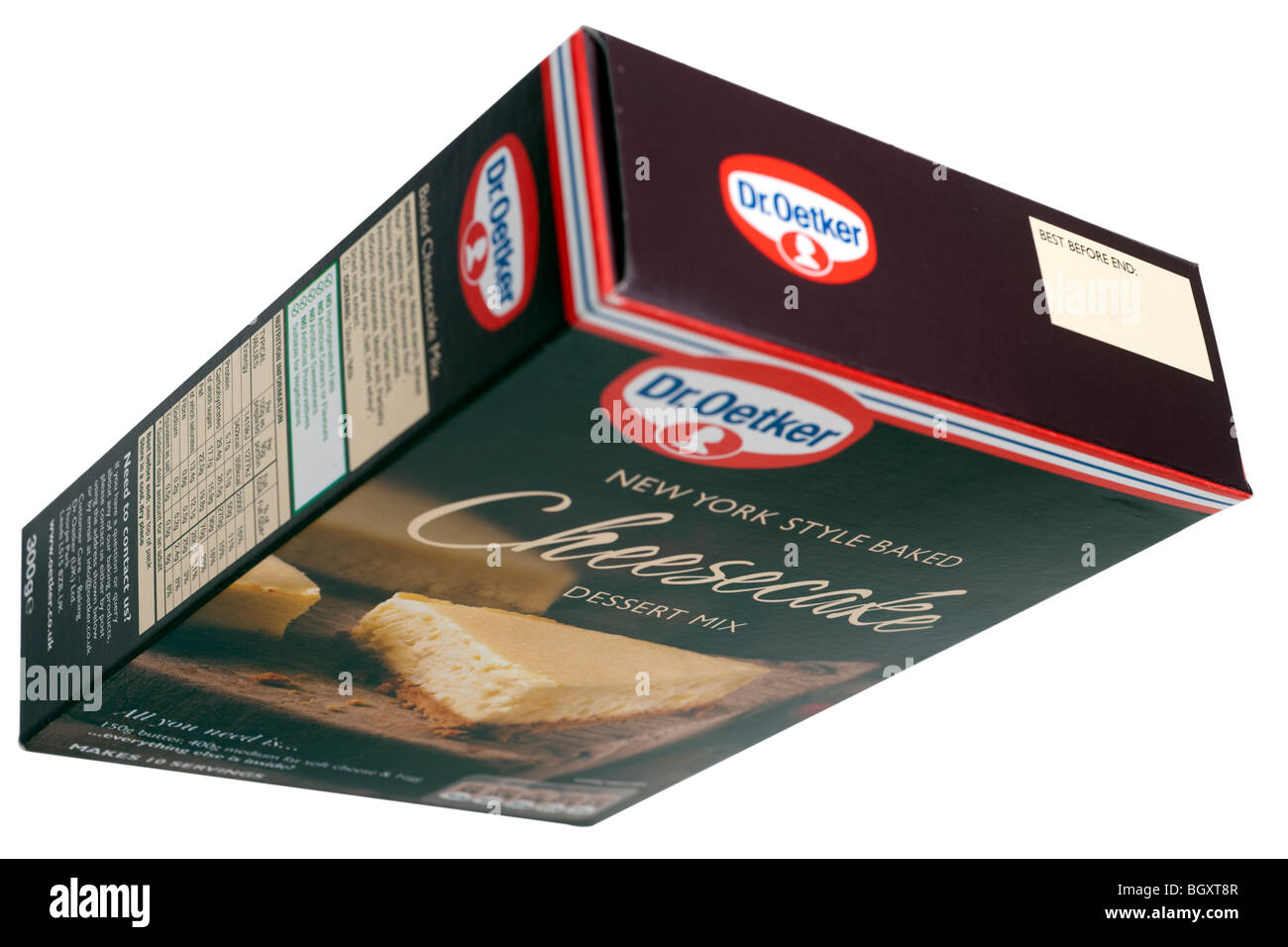 Box of Dr. Oetker cheesecake mix Stock Photo Alamy
