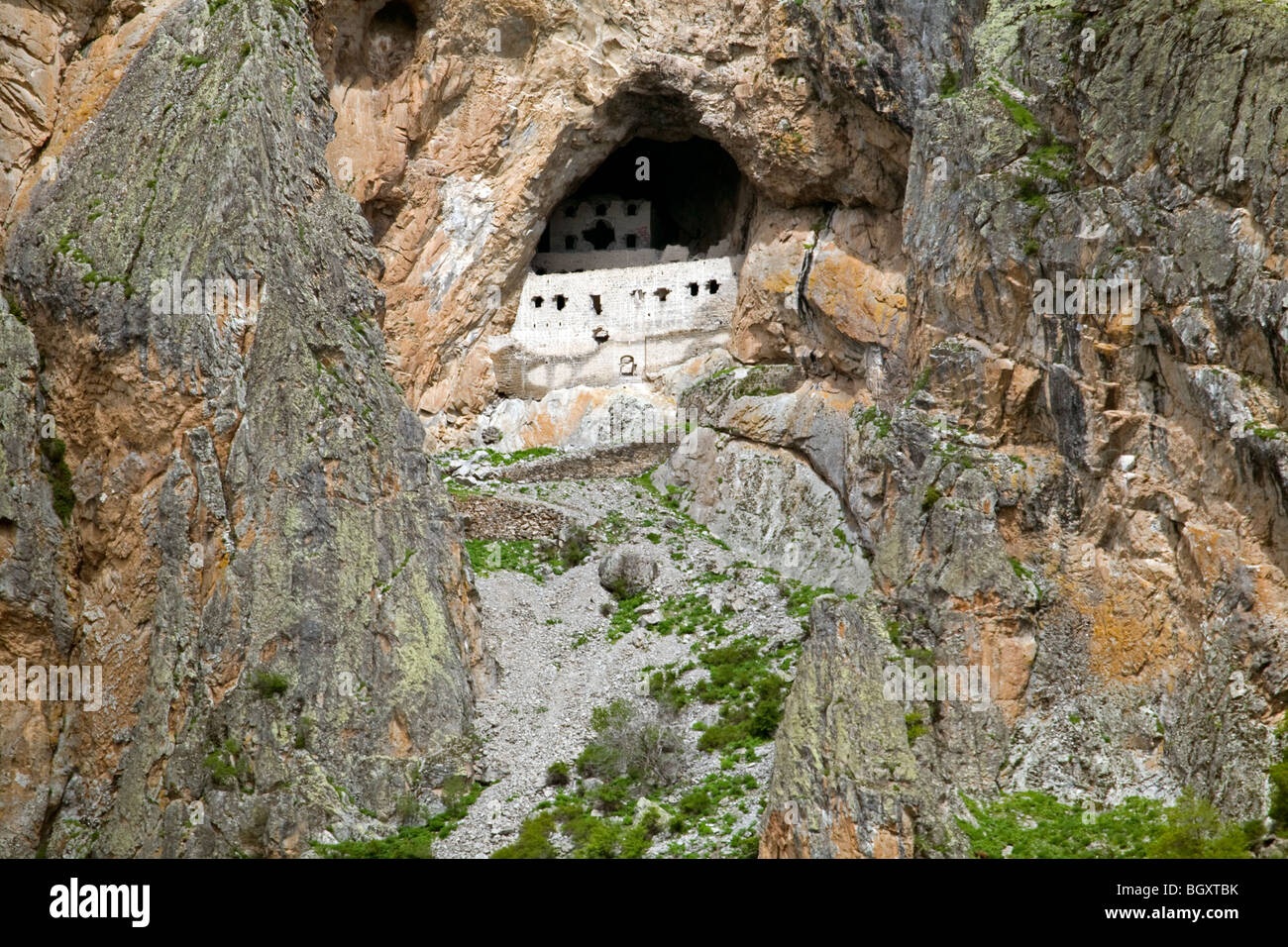 St. Mary Monastery, Sebinkarahisar Kelkit Valley Turkey Stock Photo