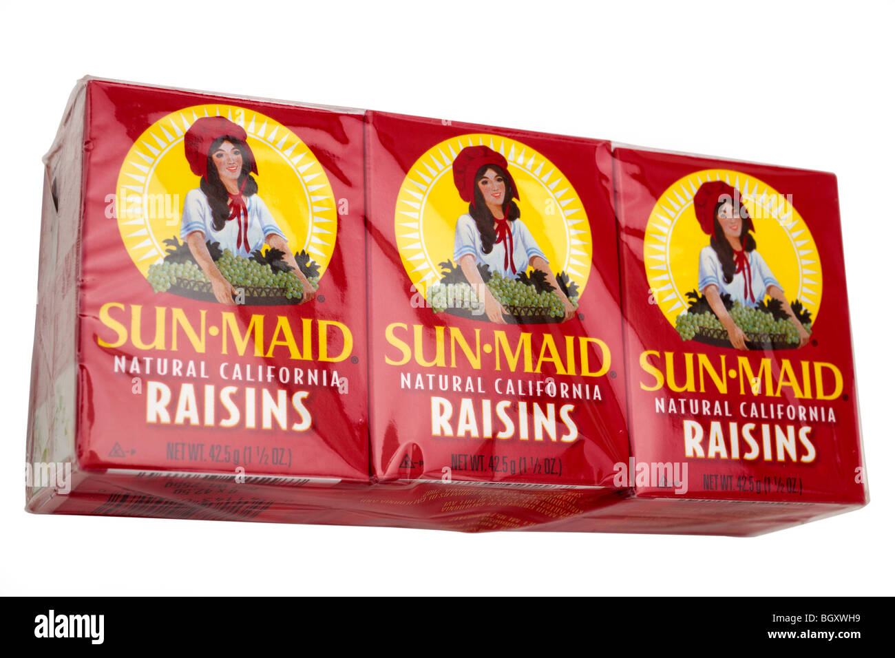 Sun-Maid California Raisins 6 x 42.5g