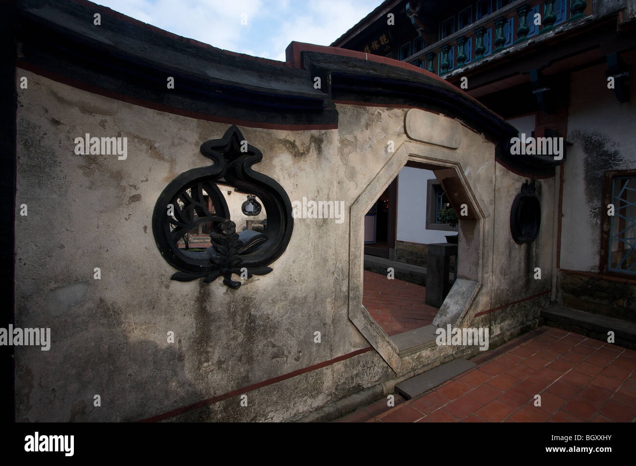Traditional Taiwanese Old House Stock Photo Alamy