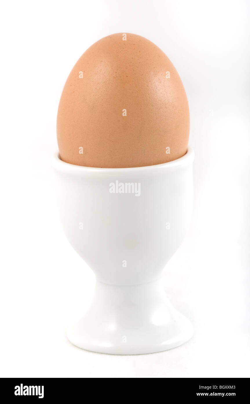 Fresh chicken egg isolated on white background Stock Photo - Alamy