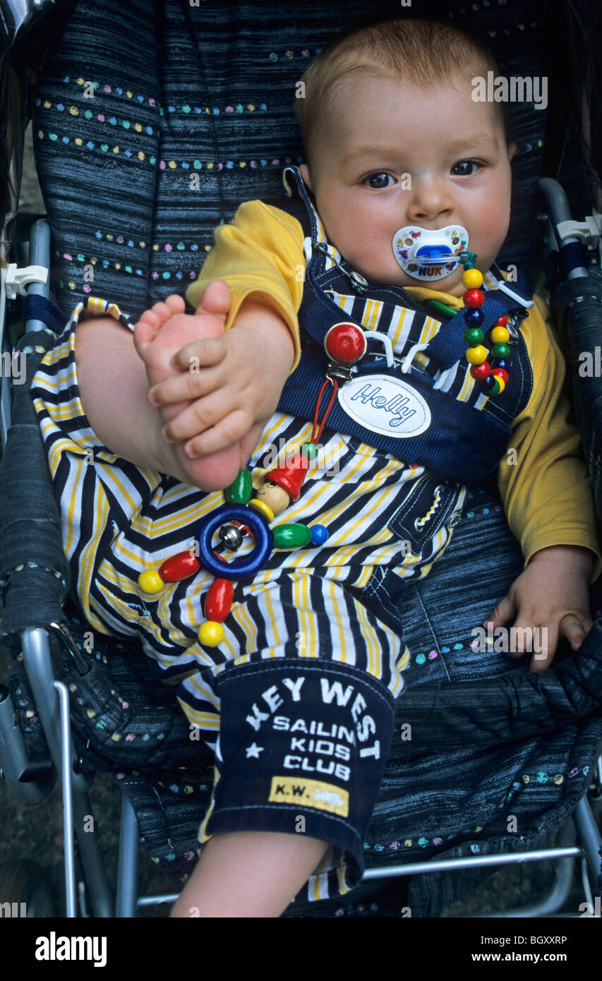 Baby dummy in pram hi-res stock photography and images - Alamy