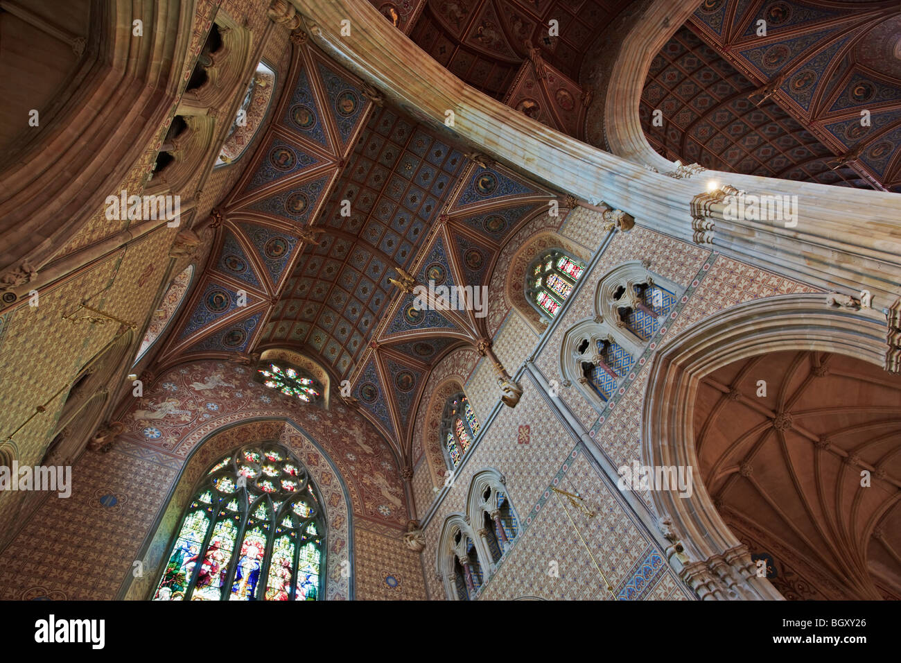 The Decorated Vaulted Ceiling Of St Patrick Roman Catholic