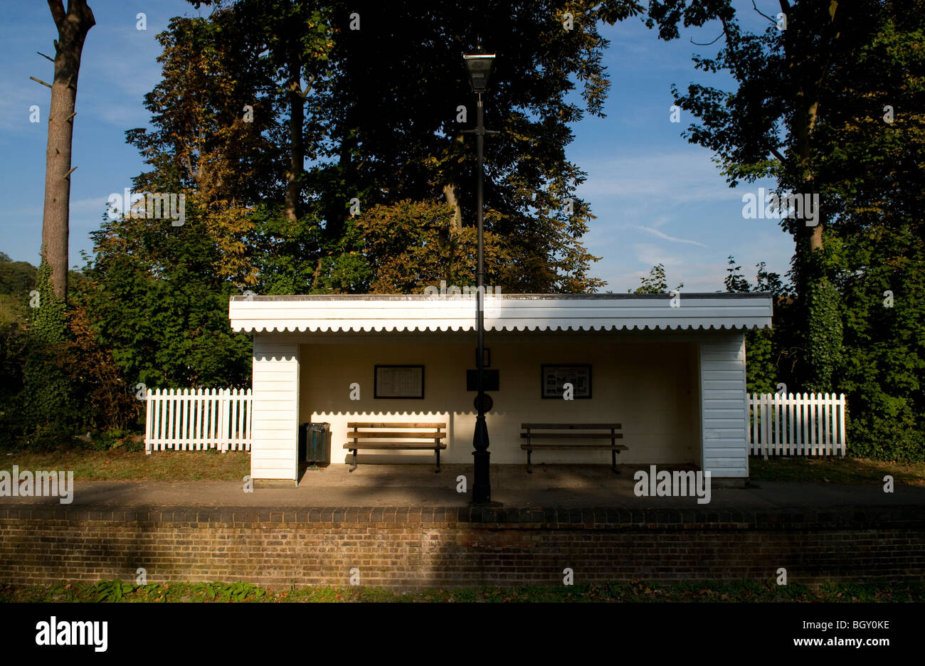 Bramley and Wonersh old railway station in Surrey, England Stock Photo
