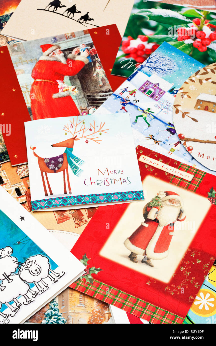 Christmas Cards Stock Photo