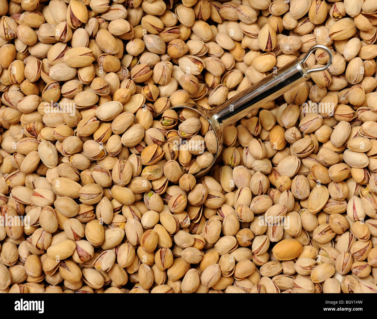 Pistachio nuts on sale in a delicatessen Stock Photo Alamy