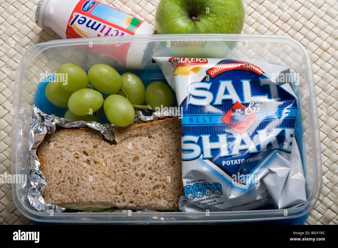 Packed Lunch Box Stock Photo - Alamy