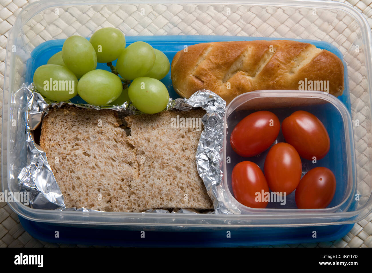 Packed Lunch Box Stock Photo - Alamy