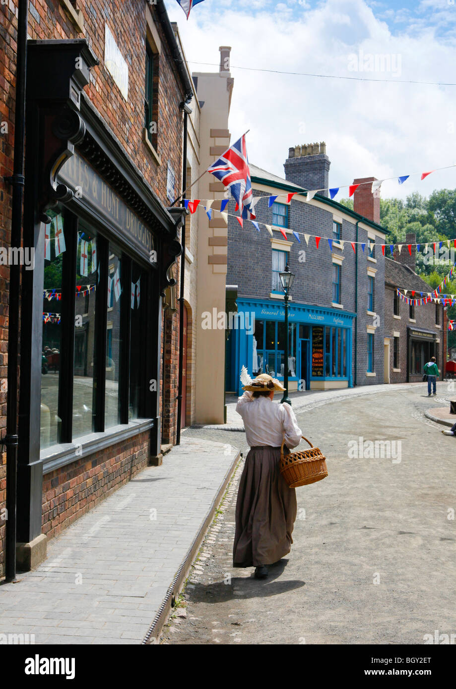 Blists Hill Museum, part of the Ironbridge Gorge Museums. Telford, Shropshire. Stock Photo
