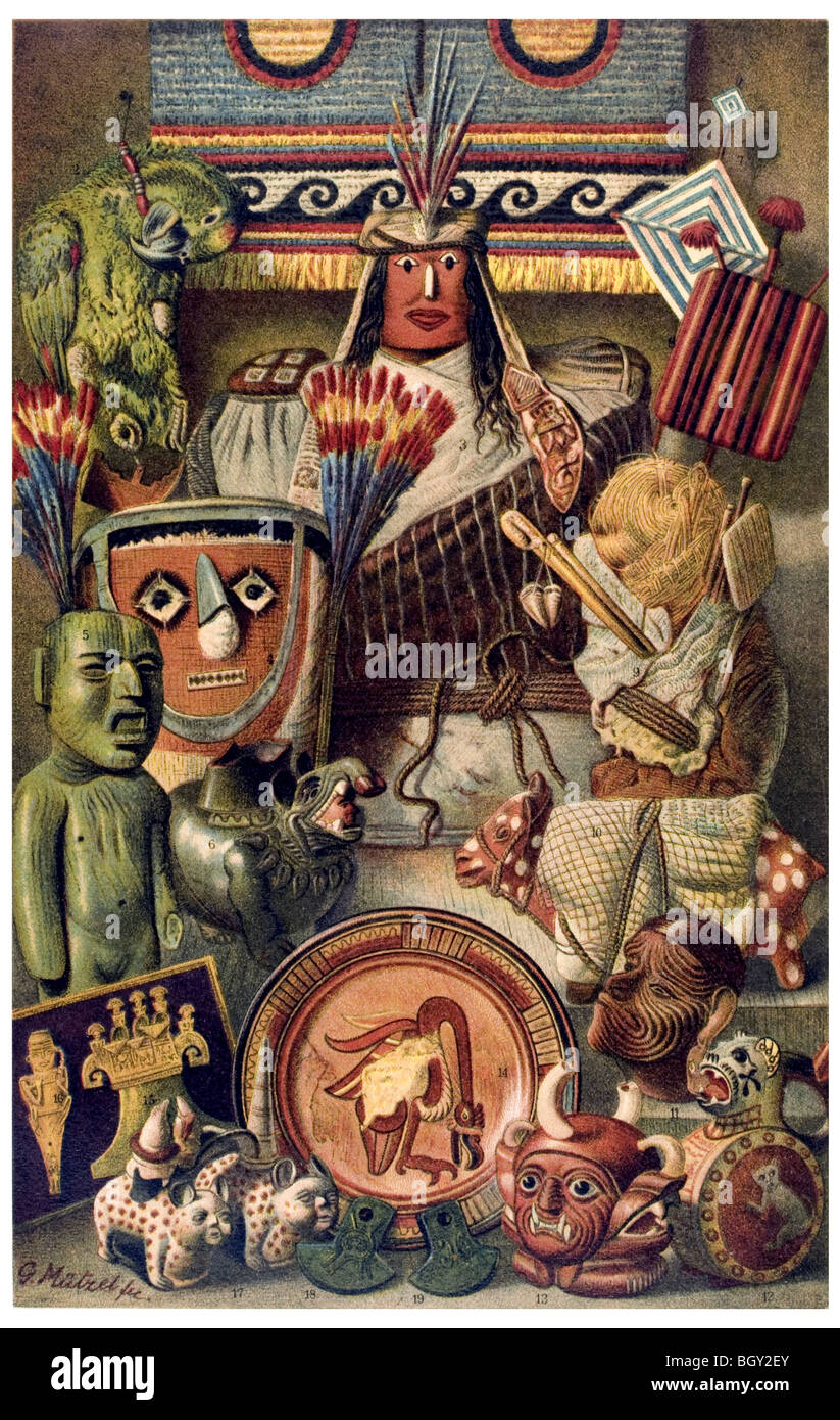 American antiquities Stock Photo