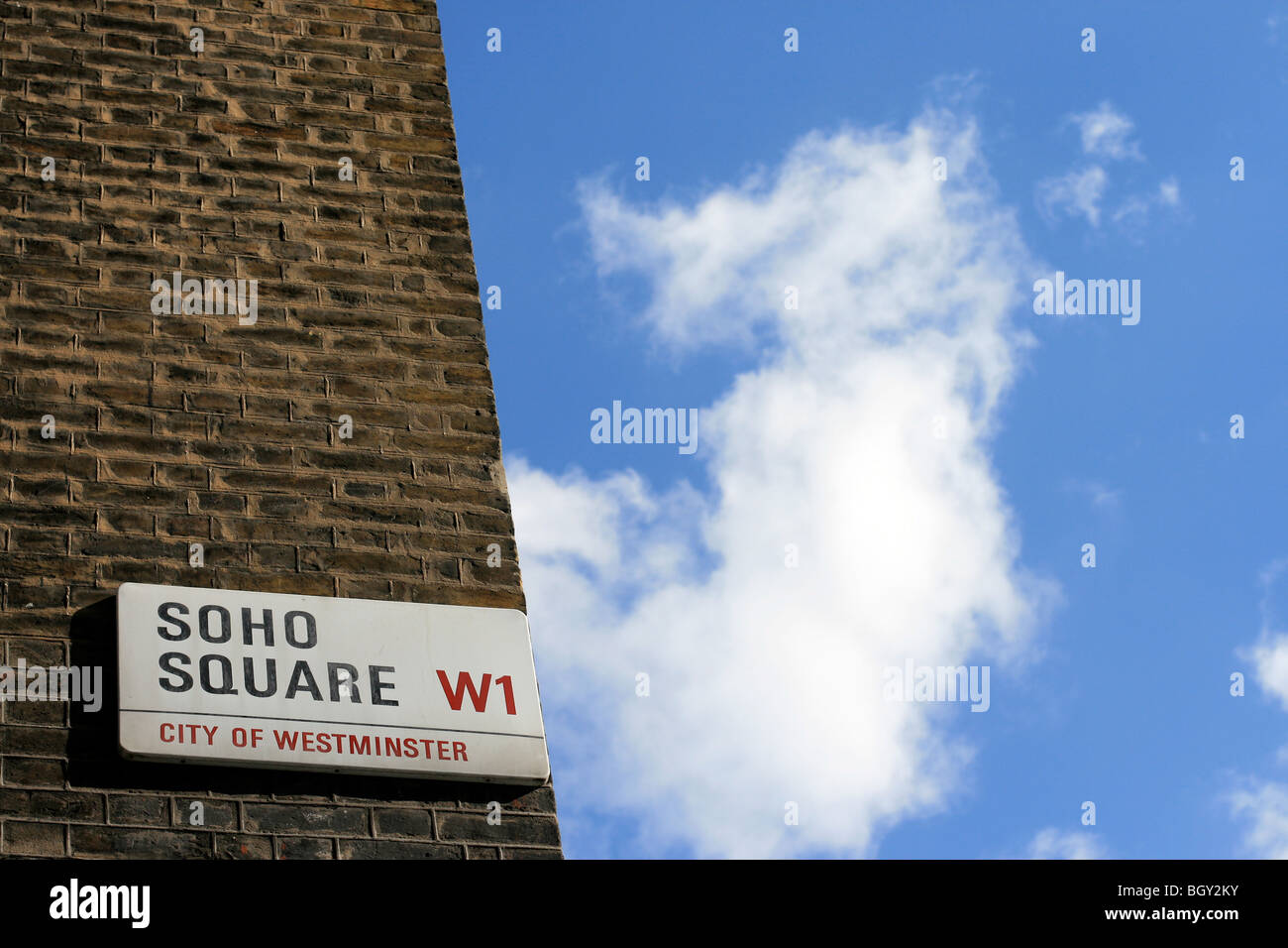 London Soho Square Stock Photo